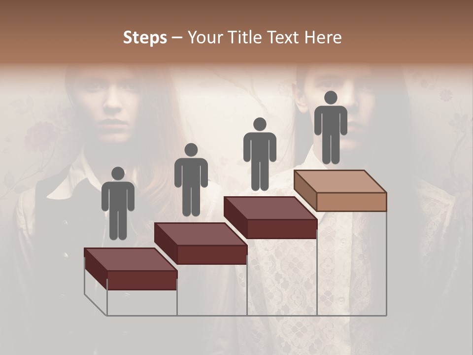 Female Confident Luxury PowerPoint Template