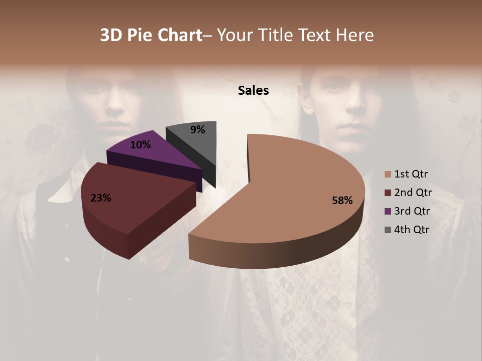 Female Confident Luxury PowerPoint Template