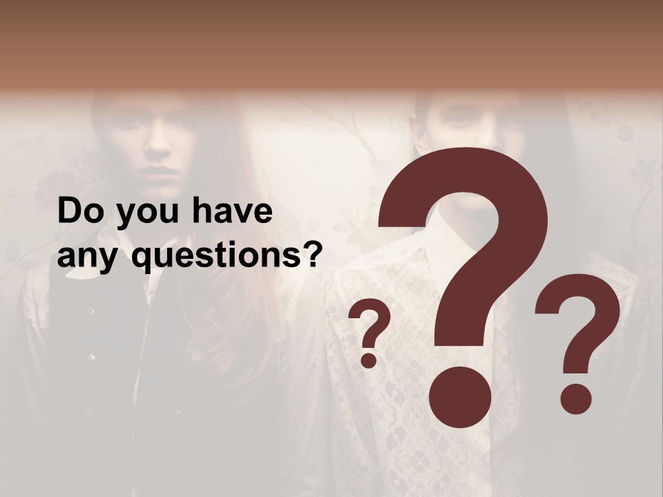 Female Confident Luxury PowerPoint Template