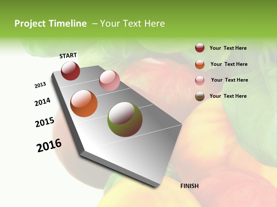 Vegetarian Basil Leaves Freshness PowerPoint Template