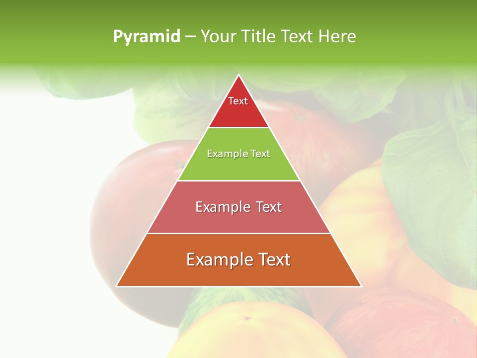 Vegetarian Basil Leaves Freshness PowerPoint Template