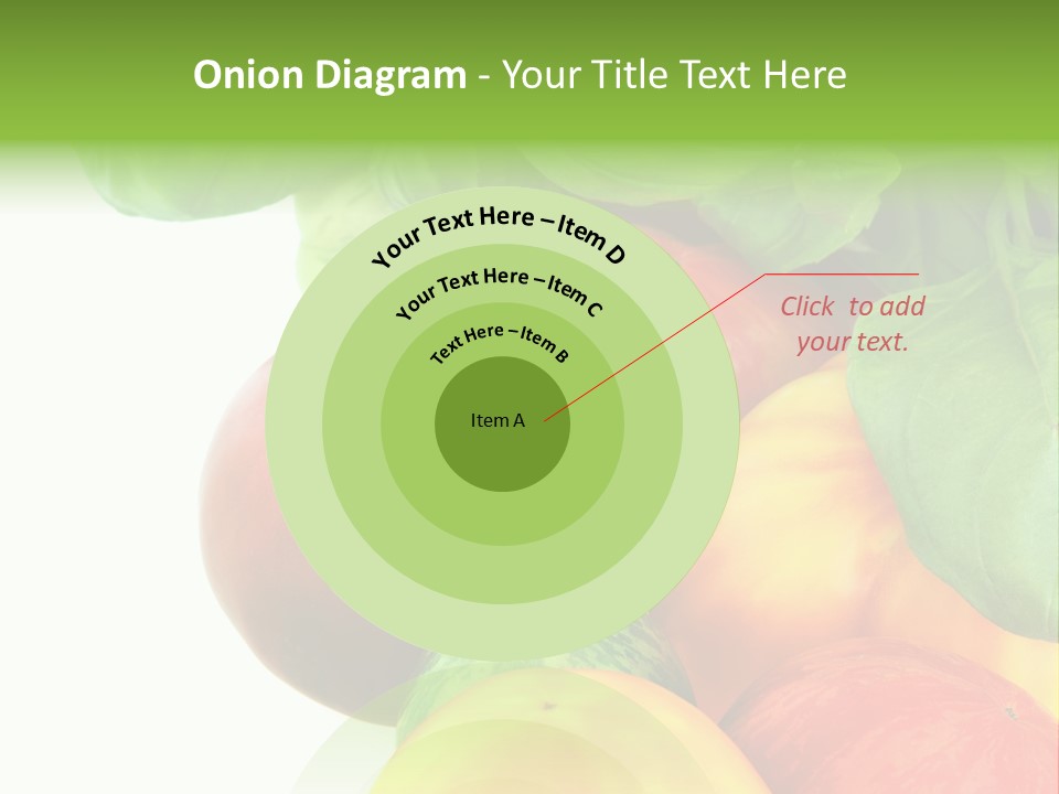 Vegetarian Basil Leaves Freshness PowerPoint Template