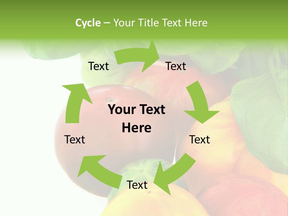Vegetarian Basil Leaves Freshness PowerPoint Template