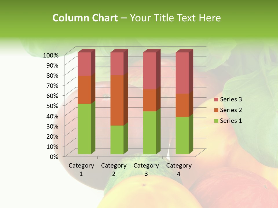 Vegetarian Basil Leaves Freshness PowerPoint Template