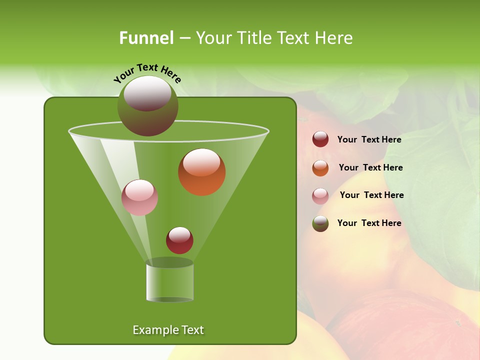 Vegetarian Basil Leaves Freshness PowerPoint Template