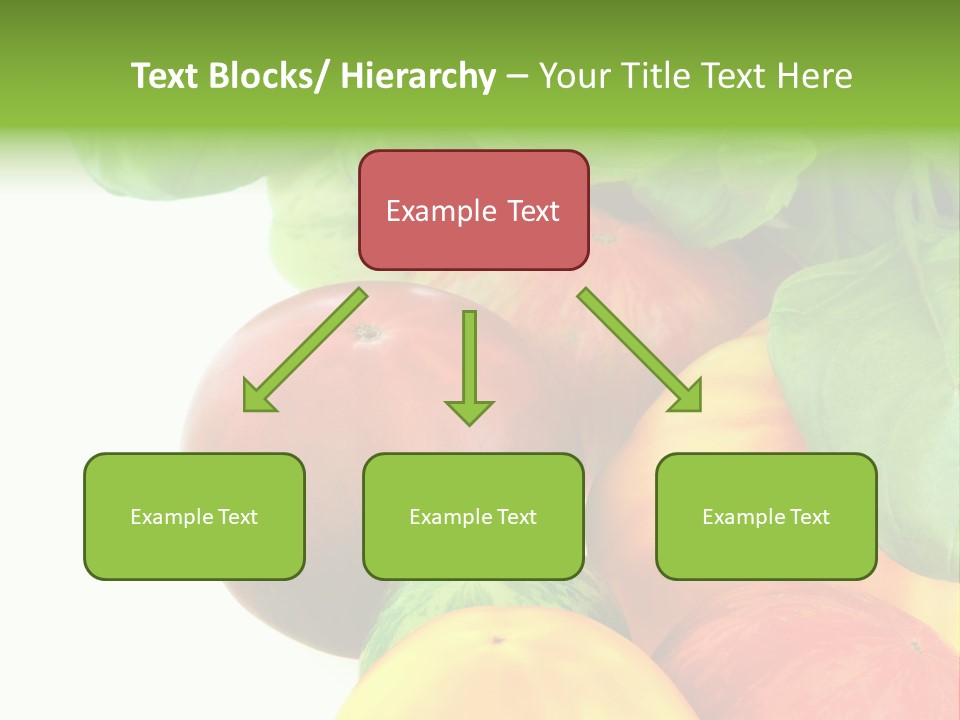 Vegetarian Basil Leaves Freshness PowerPoint Template
