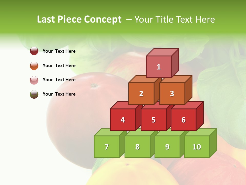 Vegetarian Basil Leaves Freshness PowerPoint Template