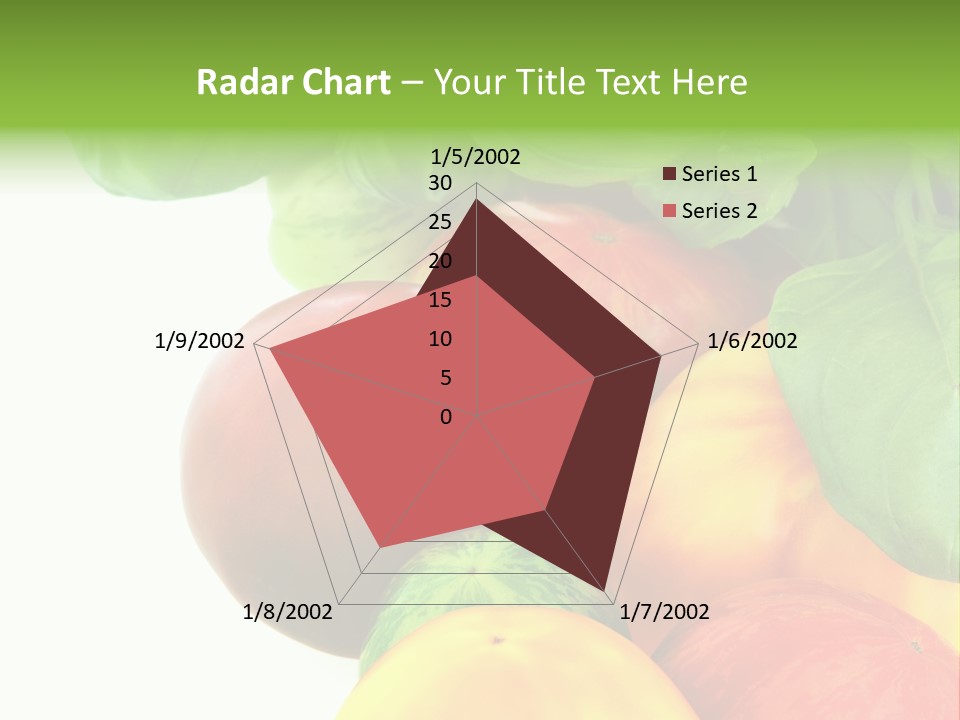 Vegetarian Basil Leaves Freshness PowerPoint Template