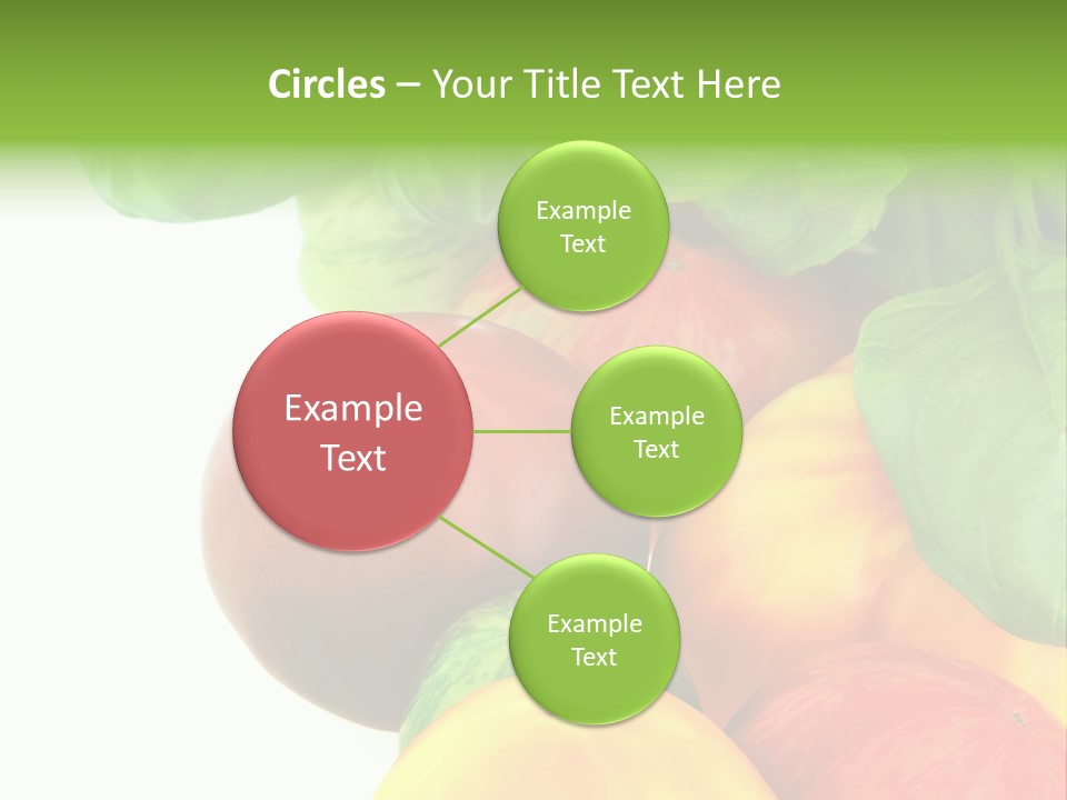 Vegetarian Basil Leaves Freshness PowerPoint Template