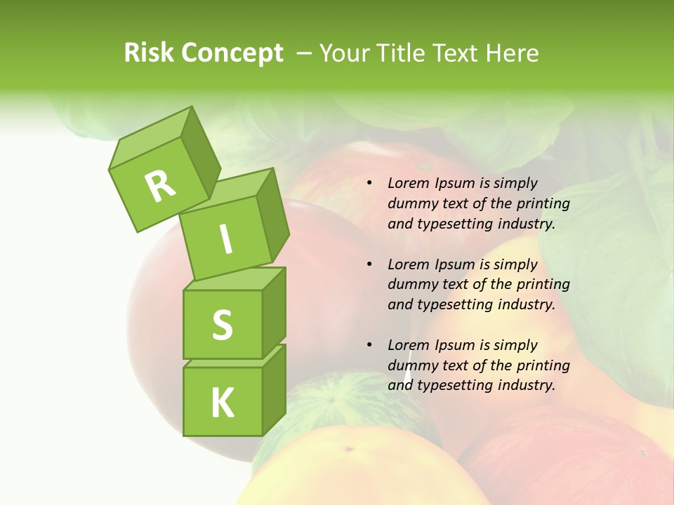 Vegetarian Basil Leaves Freshness PowerPoint Template