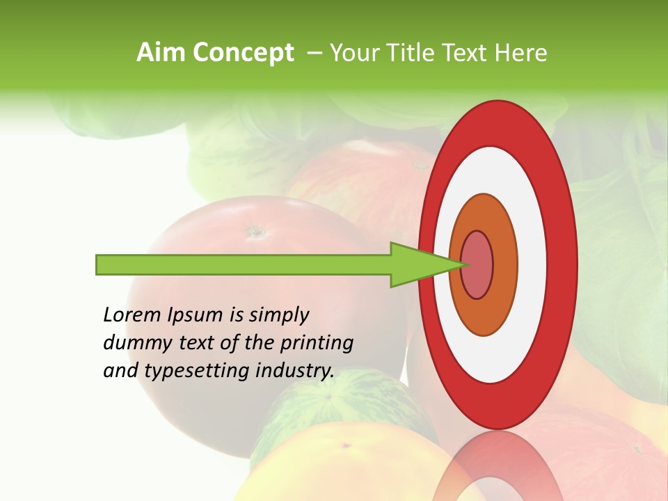 Vegetarian Basil Leaves Freshness PowerPoint Template