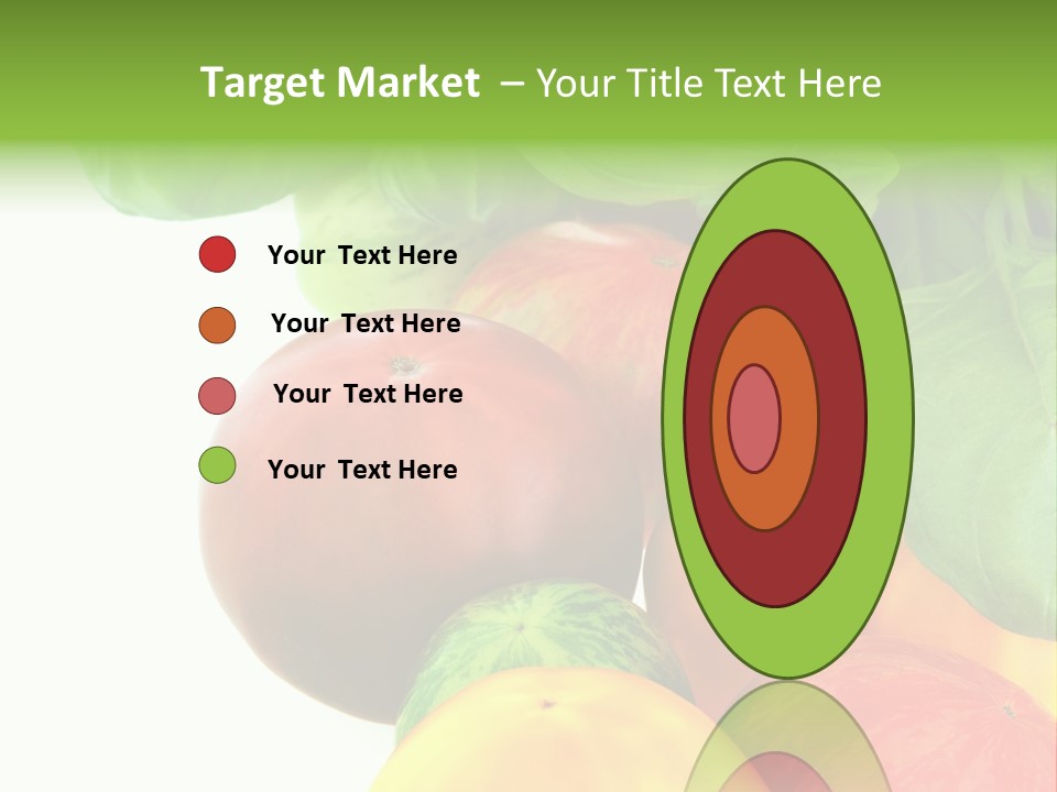 Vegetarian Basil Leaves Freshness PowerPoint Template