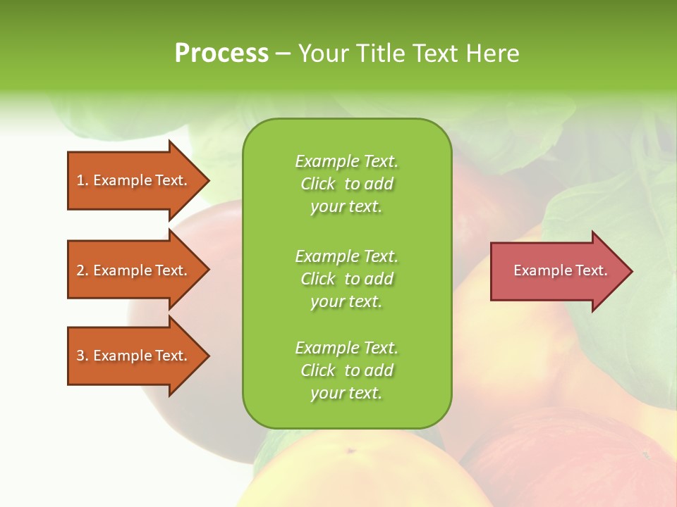Vegetarian Basil Leaves Freshness PowerPoint Template