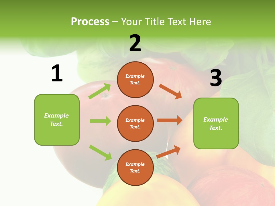 Vegetarian Basil Leaves Freshness PowerPoint Template