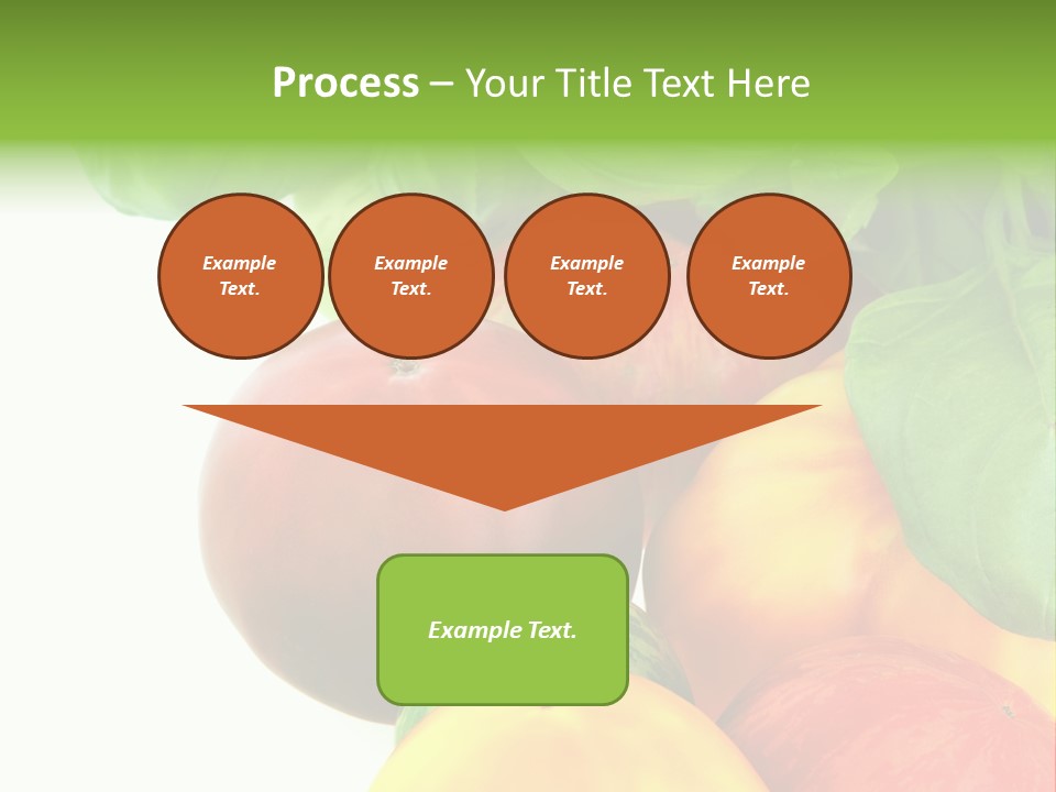 Vegetarian Basil Leaves Freshness PowerPoint Template