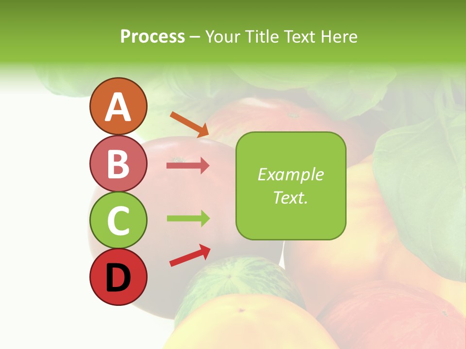 Vegetarian Basil Leaves Freshness PowerPoint Template