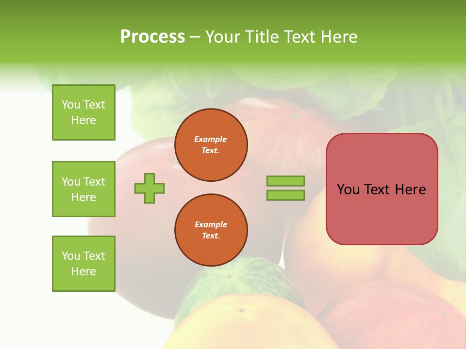 Vegetarian Basil Leaves Freshness PowerPoint Template