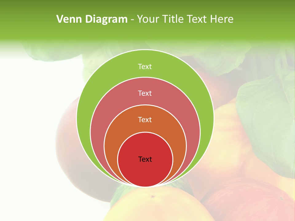 Vegetarian Basil Leaves Freshness PowerPoint Template