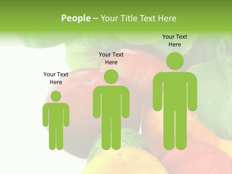 Vegetarian Basil Leaves Freshness PowerPoint Template