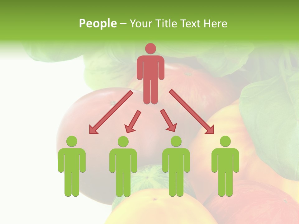 Vegetarian Basil Leaves Freshness PowerPoint Template