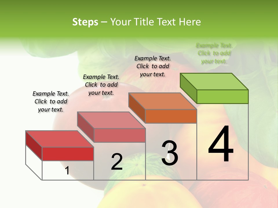 Vegetarian Basil Leaves Freshness PowerPoint Template