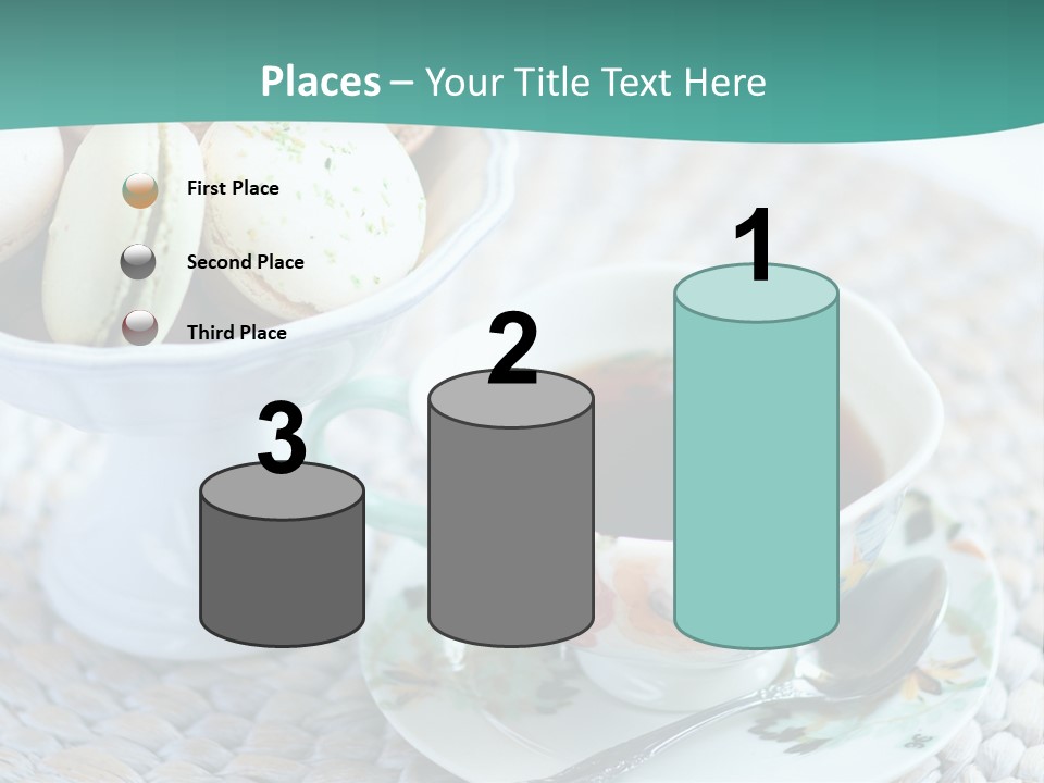 Sweet White Selection PowerPoint Template