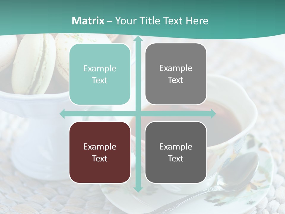 Sweet White Selection PowerPoint Template