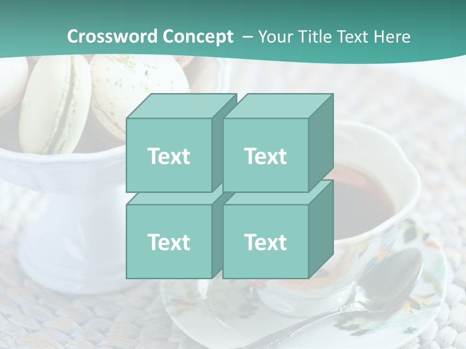 Sweet White Selection PowerPoint Template