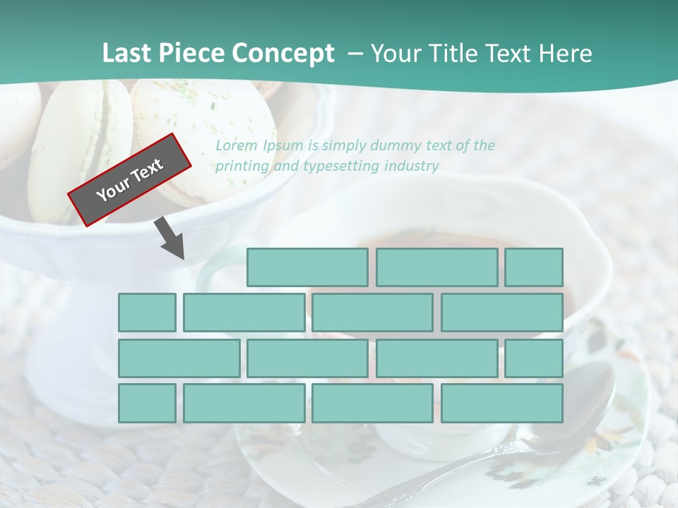 Sweet White Selection PowerPoint Template