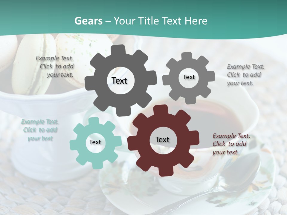 Sweet White Selection PowerPoint Template