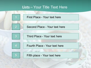 Sweet White Selection PowerPoint Template