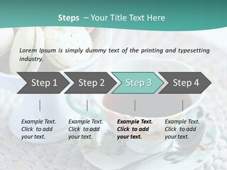 Sweet White Selection PowerPoint Template