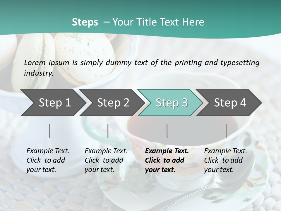 Sweet White Selection PowerPoint Template