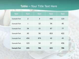 Sweet White Selection PowerPoint Template