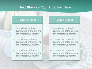 Sweet White Selection PowerPoint Template