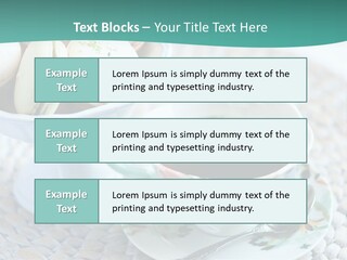 Sweet White Selection PowerPoint Template