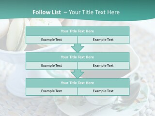Sweet White Selection PowerPoint Template