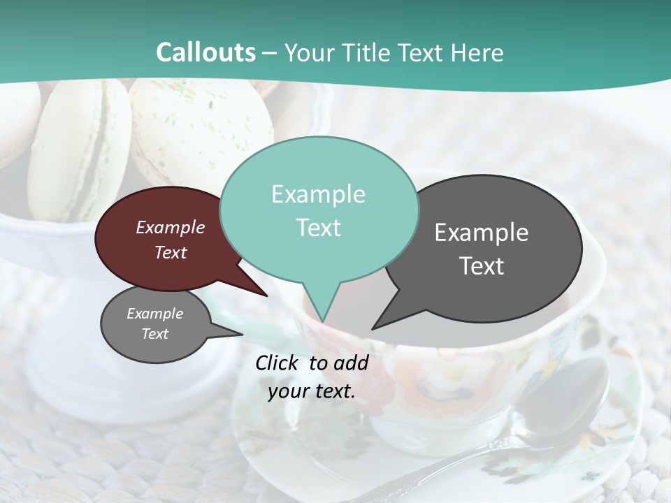 Sweet White Selection PowerPoint Template