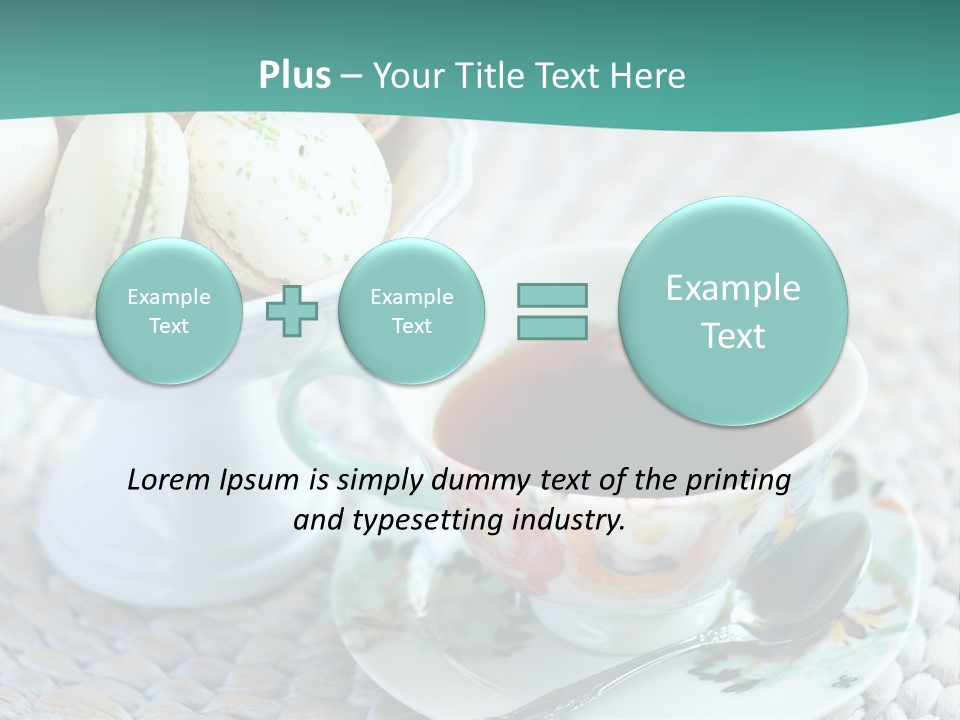 Sweet White Selection PowerPoint Template