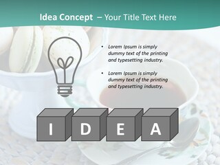 Sweet White Selection PowerPoint Template