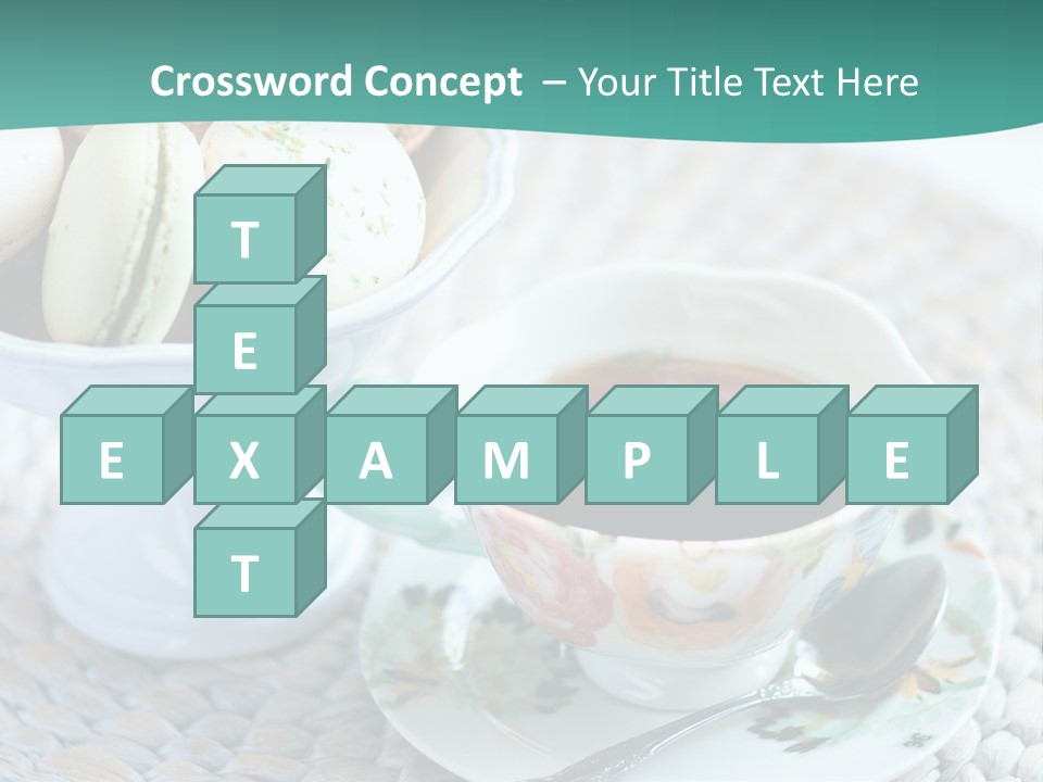 Sweet White Selection PowerPoint Template