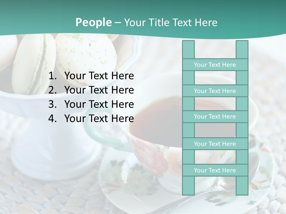 Sweet White Selection PowerPoint Template