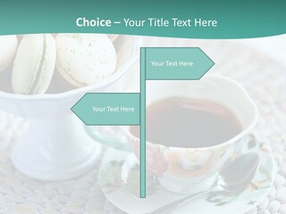 Sweet White Selection PowerPoint Template