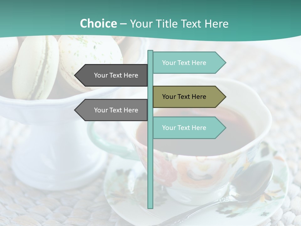 Sweet White Selection PowerPoint Template