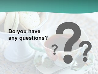 Sweet White Selection PowerPoint Template