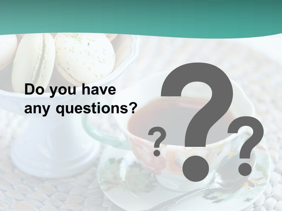 Sweet White Selection PowerPoint Template