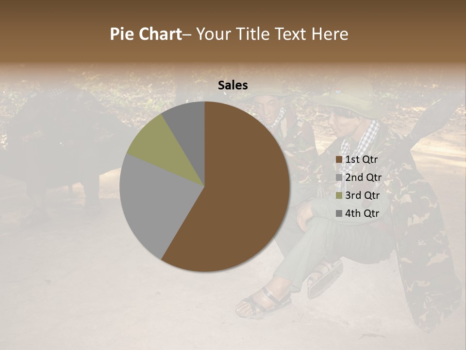 Design Army Object PowerPoint Template