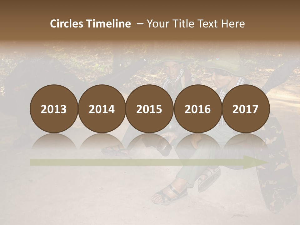 Design Army Object PowerPoint Template