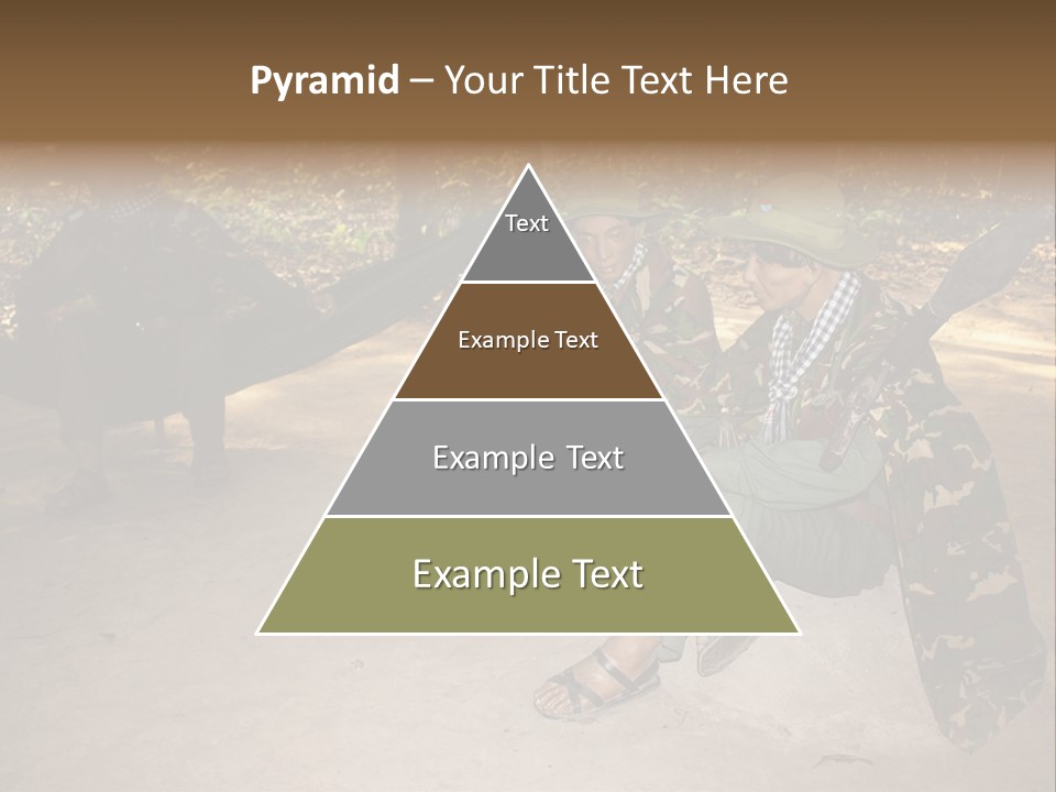 Design Army Object PowerPoint Template