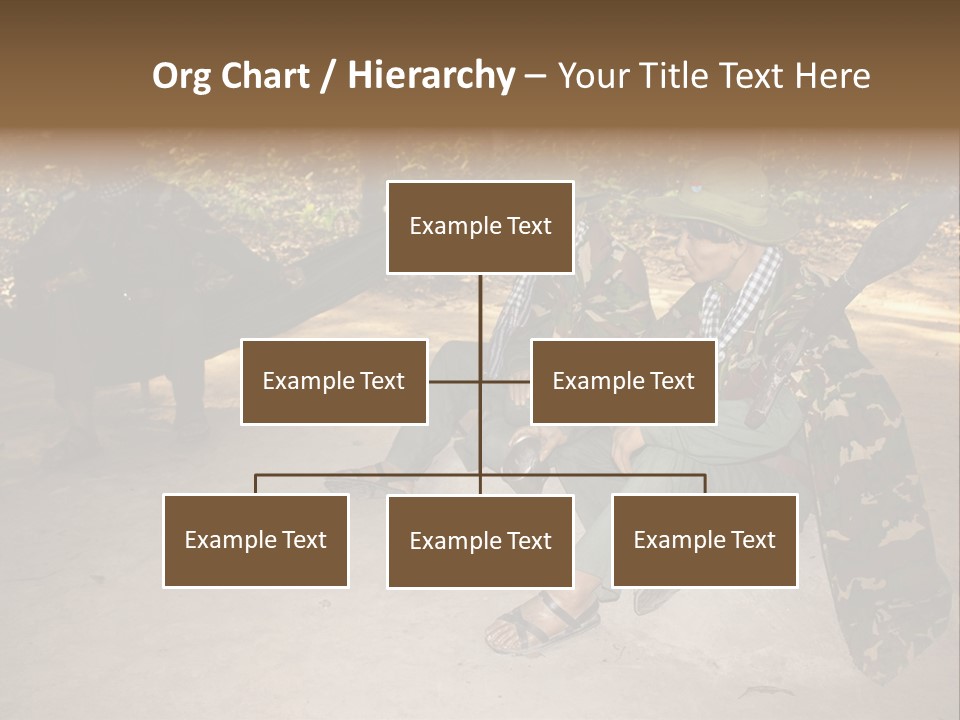 Design Army Object PowerPoint Template